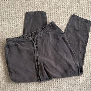 Eileen Fisher The Fisher Project Brown Cropped Pants 100% Tencel